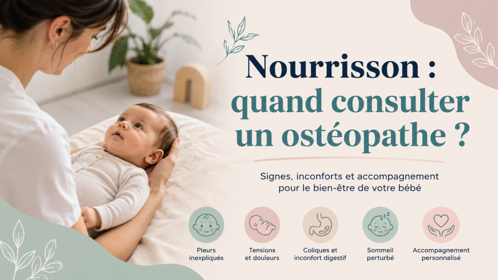 Quand consulter un ostéopathe pour nourrisson en Savoie